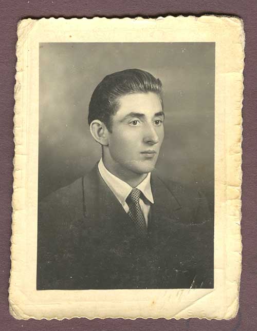Portrait of Luigi Mason, 1954. Canadian Museum of Immigration at Pier 21 (DI2013.1804.2).