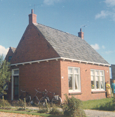 Ken Vandenberg's home in Britsum, Netherlands. Canadian Museum of Immigration at Pier 21 (DI2013.1569.1).