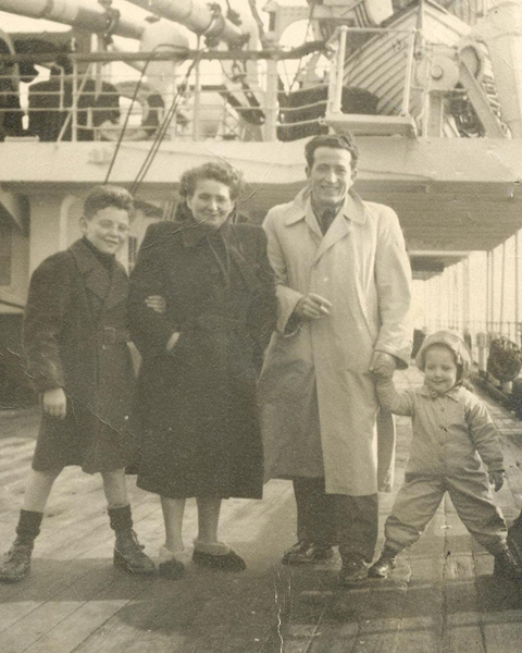 Zafri family, October 1951. Canadian Museum of Immigration at Pier 21 (DI2013.1838.2).