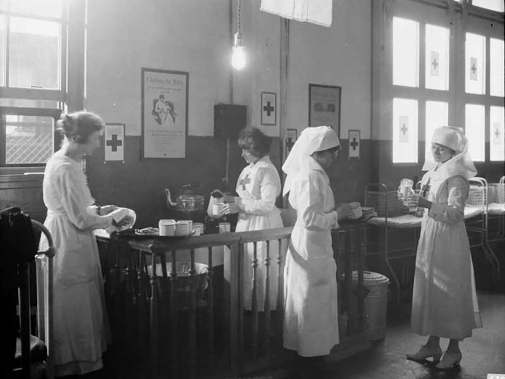 Red Cross Room at the Immigration Centre.